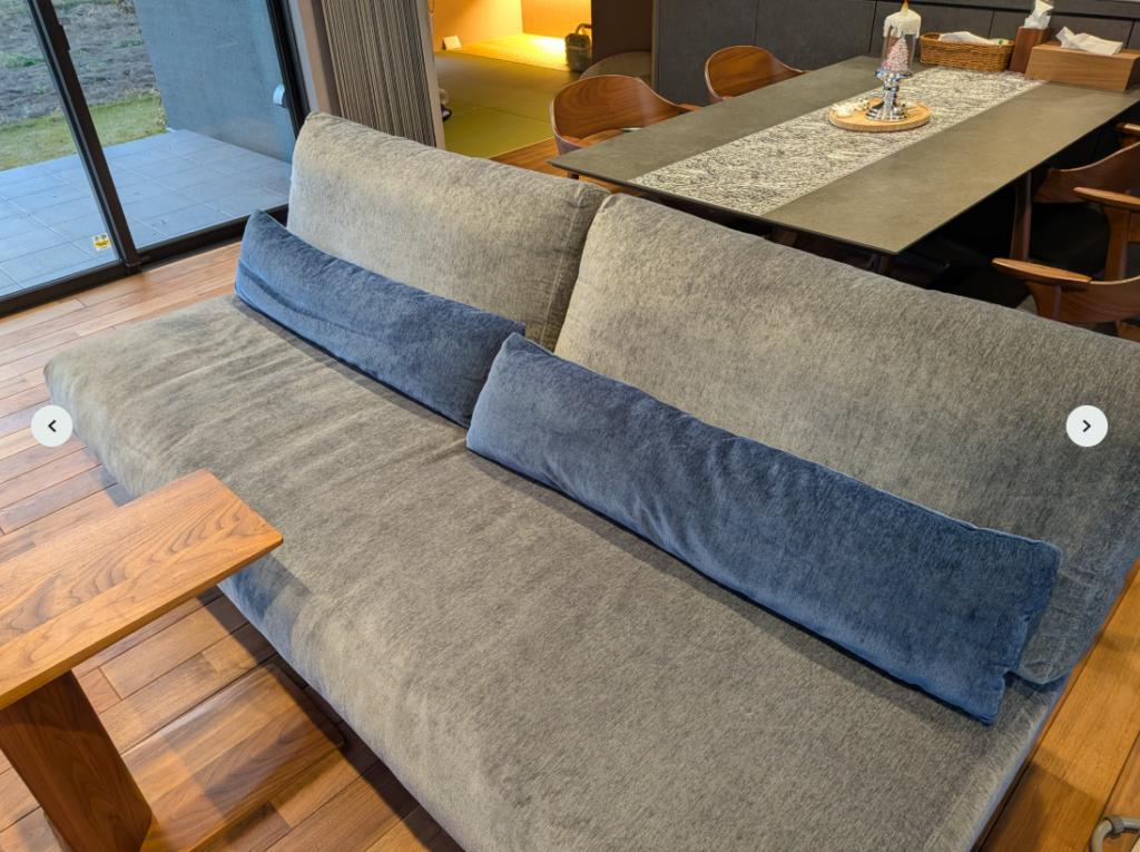 住友林業の家に合わせたこだわりのソファーとリビング家具