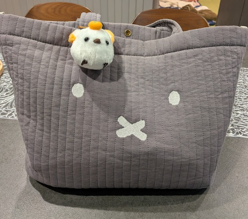 入院バックで購入した大きめのトートバック