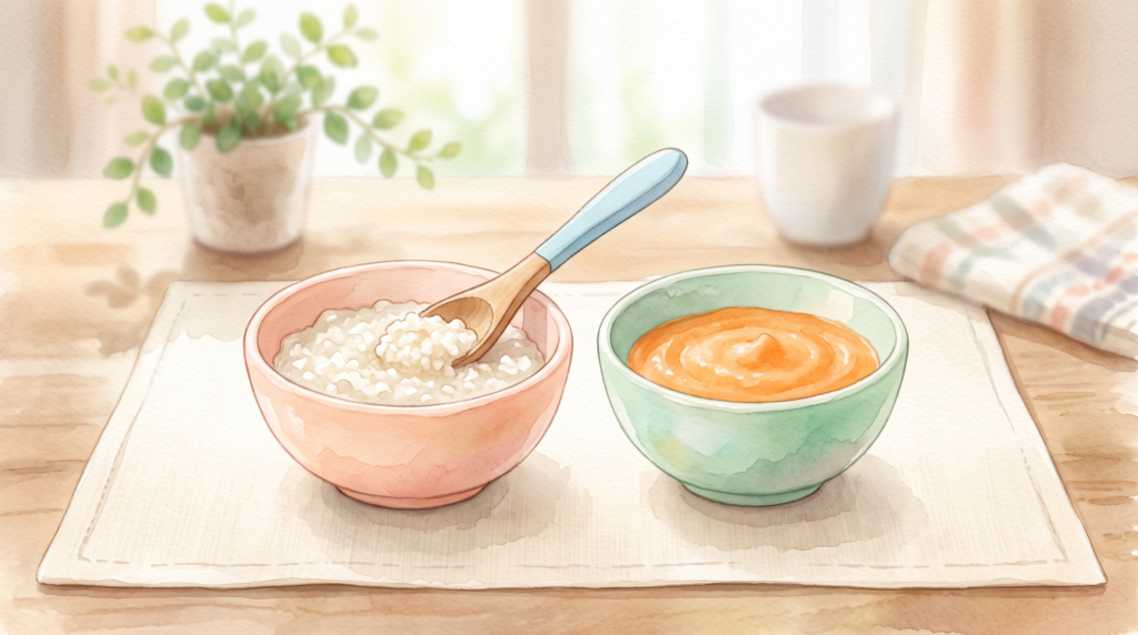 離乳食の進め方で試行錯誤する時期